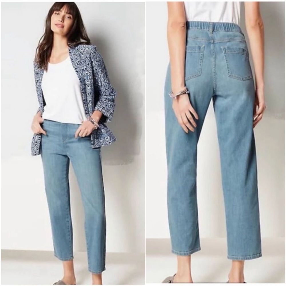 J.Jill Pure Jill Relaxed Ankle Crop Jeans Size XL Petite